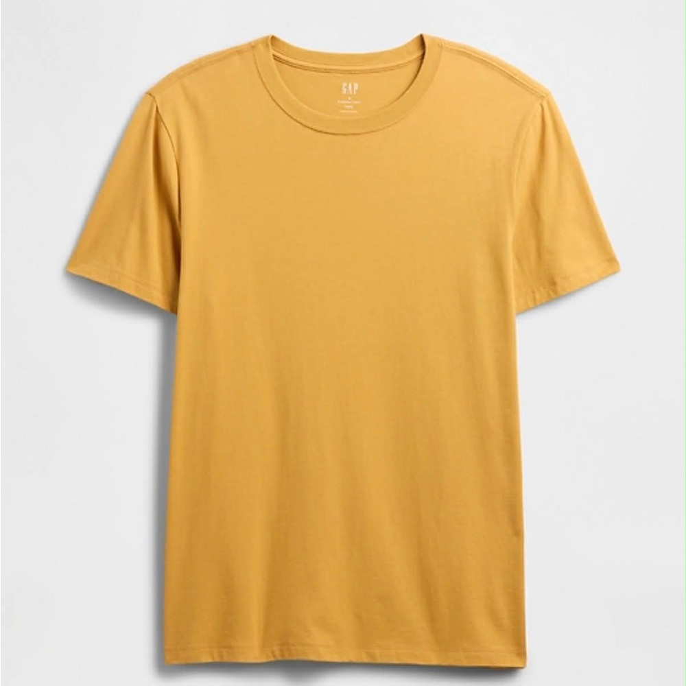 GAP Men's Mustard Short Sleeve Tee